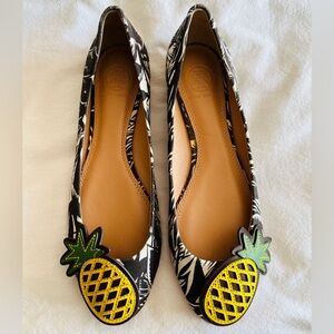 Tory Burch Liana Pineapple Ballet Flat, Size 8M